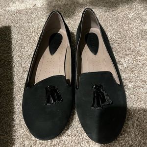 Ecco flats with tassel